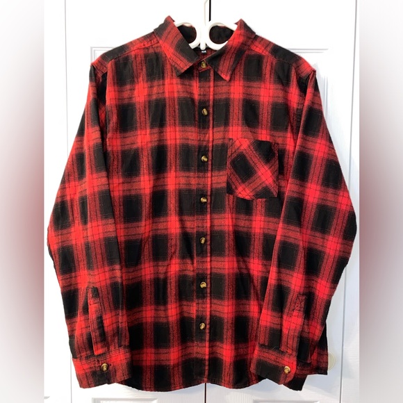 Men’s Hunter Plaid Shirt - Picture 1 of 6
